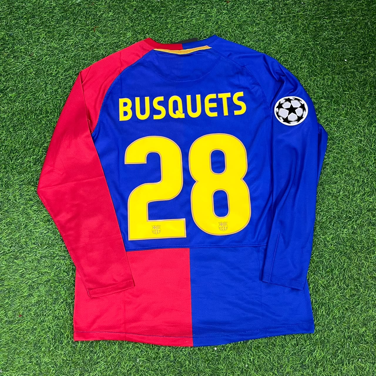 Sergio Busquets Barcelona 2009 Champions League Final Retro Jersey