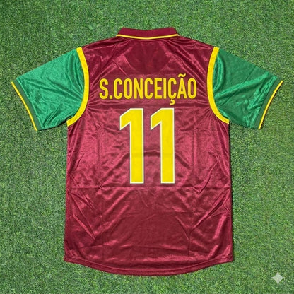 Sérgio Conceição #11 Portugal 1998 World Cup Retro Jersey