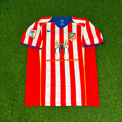 Maillot de Football Rétro Sergio Kun Aguero #10 Atletico Madrid SpiderMan