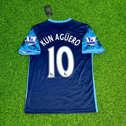 Sergio Kun Aguero 10- Manchester City 2016 2017 Season Retro Jersey Maillot Trikot Maglia