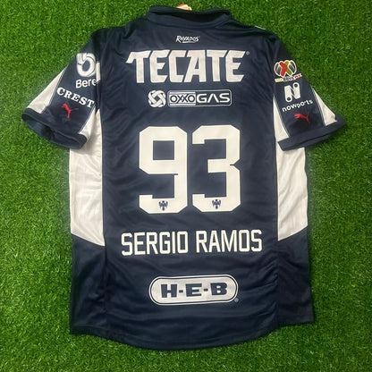 Sergio Ramos Monterrey Home Soccer Jersey Tirkot Maillot Soccer Shirt