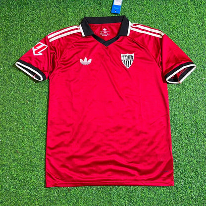 Sergio Ramos Sevilla Red Home Retro Football Jersey Kit