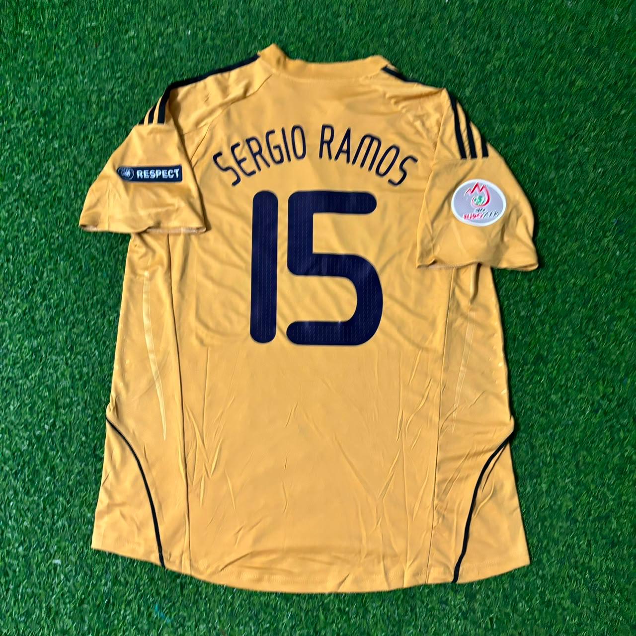 Sergio Ramos 15- Spain EURO 2008 Retro Football Jersey