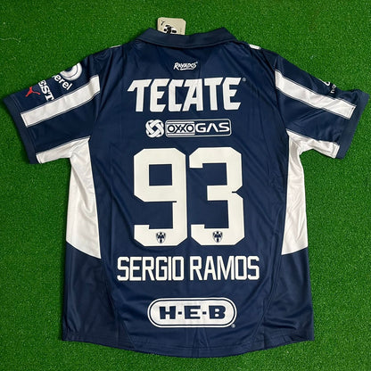 Sergio Ramos Monterrey Home Soccer Jersey Tirkot Maillot Soccer Shirt