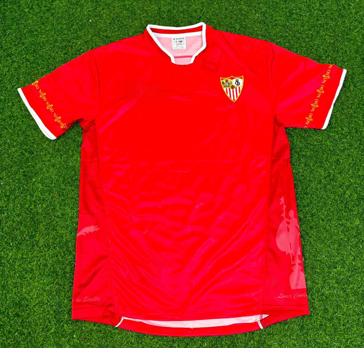 Sevilla 2003/2004 Red Home Retro Football Jersey Kit