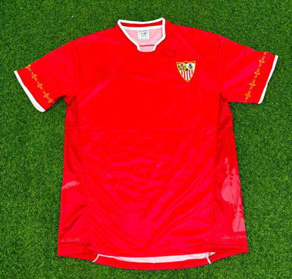 Sevilla 2003/2004 Red Home Retro Football Jersey Kit
