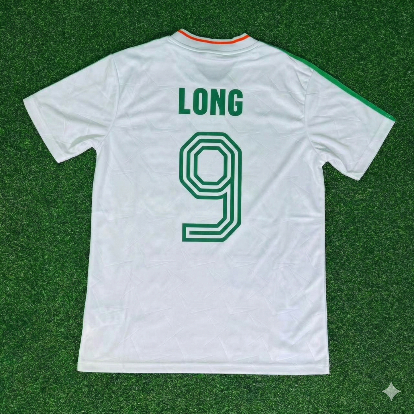 Shane Long Ireland White Legendary Anniversary Retro Football Jersey Kit
