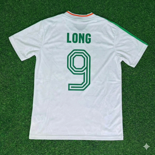 Shane Long Ireland White Legendary Anniversary Retro Football Jersey Kit