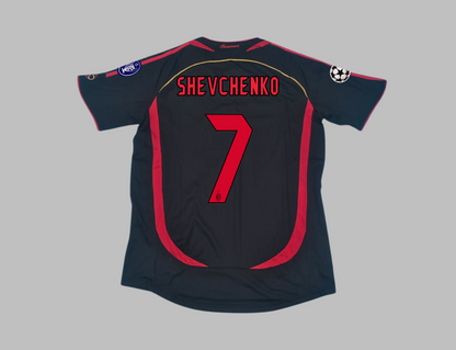 Andriy Schevchenko 7  – AC Milan 2006–2007 Retro Kit Jersey – | Trikot | Maillot | Maglia Soccer Shirt