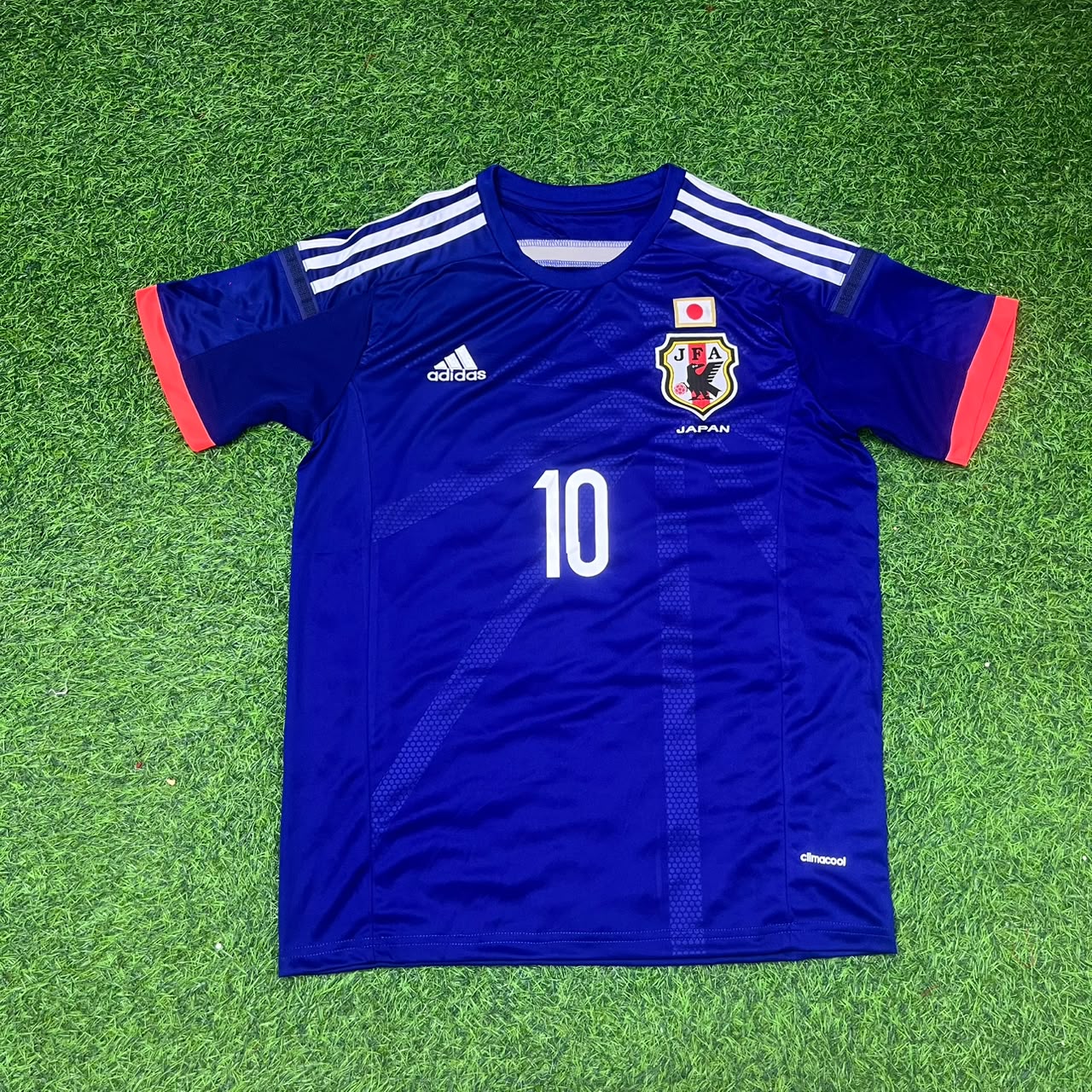 Shinji Kagawa Japan 2014 World Cup Blue Home Retro Jersey
