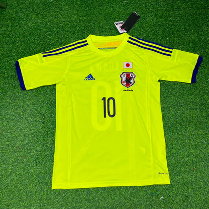 Maillot Rétro Domicile Bleu Coupe du Monde 2014 Japon Shinji Kagawa
