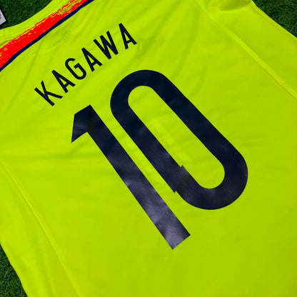 Maillot Rétro Domicile Bleu Coupe du Monde 2014 Japon Shinji Kagawa