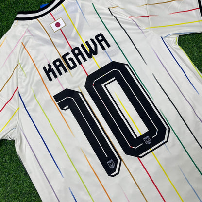 Shinji Kagawa Japan Auswärts Weiß Fußballtrikot