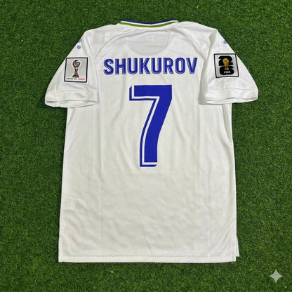 Otabek Shukurov Uzbekistan 2026 World Cup Football Jersey