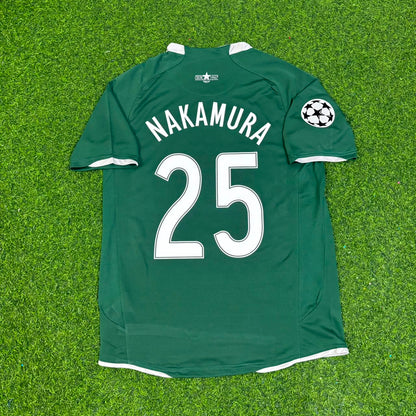 Shunsuke Nakamura #25 Celtic 2007 2008 Home Retro Jersey