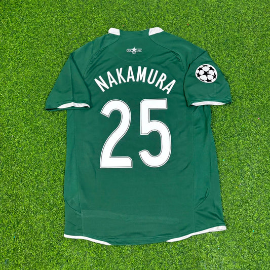 Shunsuke Nakamura #25 Celtic 2007 2008 Home Retro Jersey