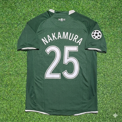 Shunsuke Nakamura #25 Celtic 2007 2008 Home Retro Jersey