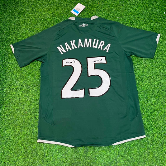 Shunsuke Nakamura #25 Celtic 2007 2008 Home Retro Jersey