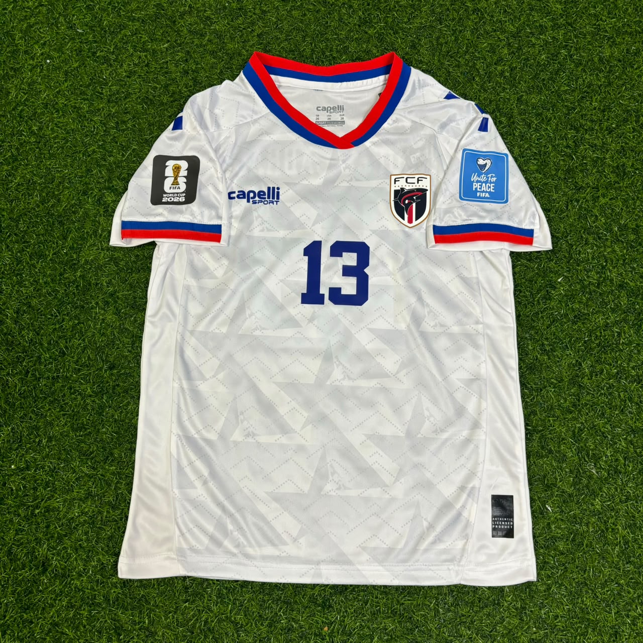 Sidny Lopes Cabral Cape Verde 2026 World Cup Away White Football Jersey