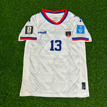 Sidny Lopes Cabral Cape Verde 2026 World Cup Away White Football Jersey