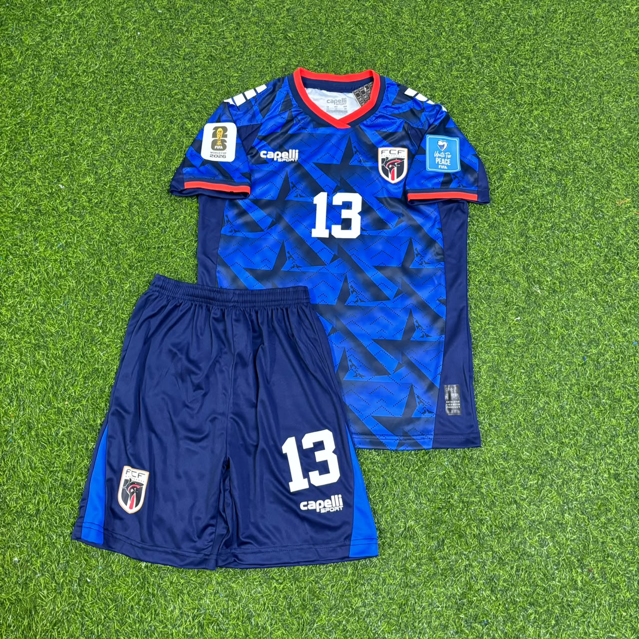 Sidny Lopes Cabral Cape Verde 2026 World Cup Children Football Jersey