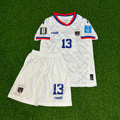 Sidny Lopes Cabral Cape Verde 2026 World Cup Children White Football Jersey