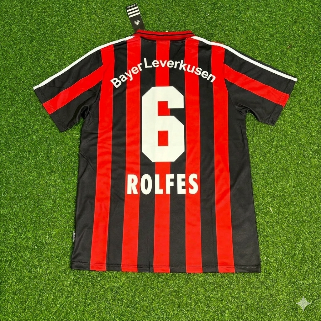 Simon Rolfes Bayer Leverkusen Home Retro Football Jersey