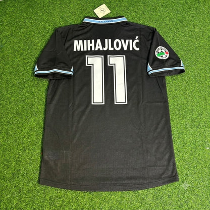 Sinisa Mihajlovic Lazio 1998/2000 Black Retro Football Jersey