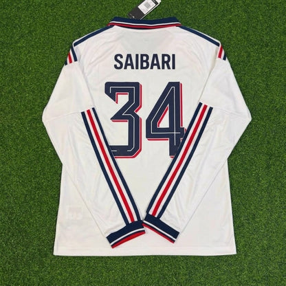 Ismael Saibari #34 Bayern Munchen 2027 Away Long Sleeve New season Trikot Soccer Shirt
