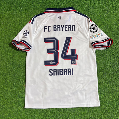 Ismael Saibari #34 Bayern Munich 2026/2027 New Season Away New Season Football Jersey Kit