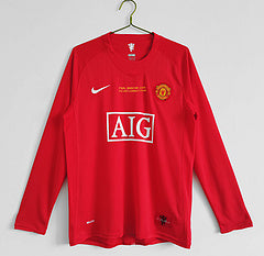 Manchester United 07/08 Red Retro Jersey Maillot Trikot Maglia
