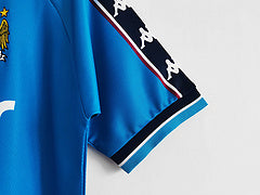 Manchester City 1998 Retro brother sponsor Blue Retro Jersey