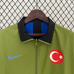 Türkiye Turkey Cift Tarafli Reversible Mont Jacket