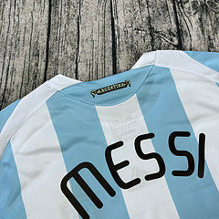 Lionel Messi 2008 Retro Argentinien Weißes Olympia-Trikot Maillot Trikot Maglia Fußball-Shirt