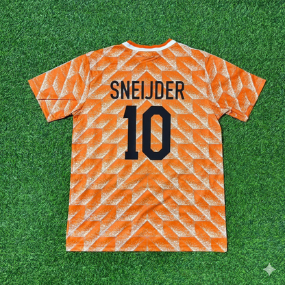 Wesley Sneijder Netherlands Home Retro Football Jersey Kit