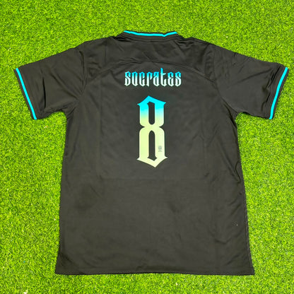 Socrates Brazil Retro Football Jersey Trikot Maglia Soccer Shirt