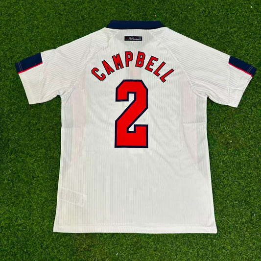 Sol Campbell England 1998 World Cup Retro Jersey