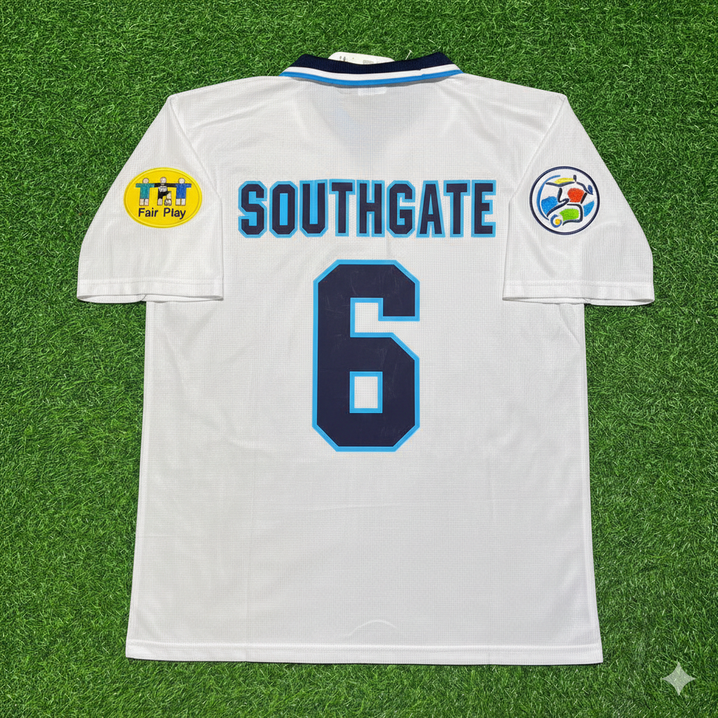 Gareth Southgate England EURO 1996 Retro Football Jersey