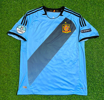 Spain EURO 2012 Final Retro Football Jersey Kit Trikot Maillot