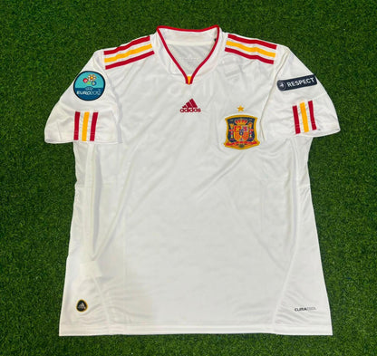 Xabi Alonso Spain EURO 2012 Final Retro Football Jersey Kit