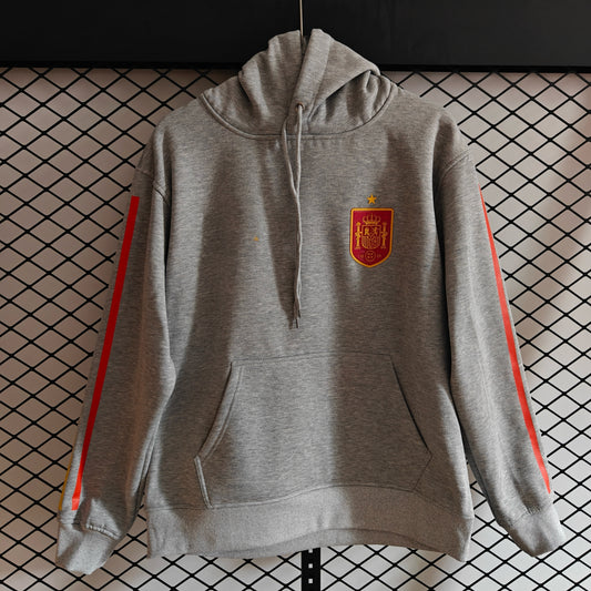 Spain- Hoodie Winter Fleece- Football Kapuzenpullover
