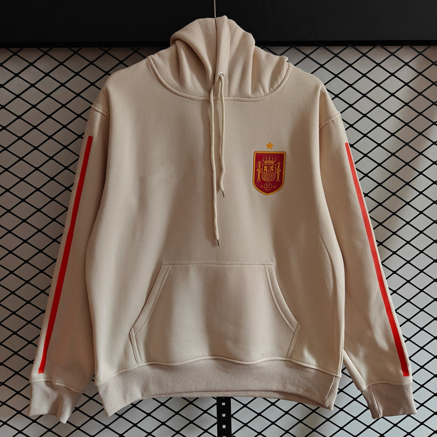 Spanien - Hoodie Winter Fleece- Fußball Kapuzenpullover