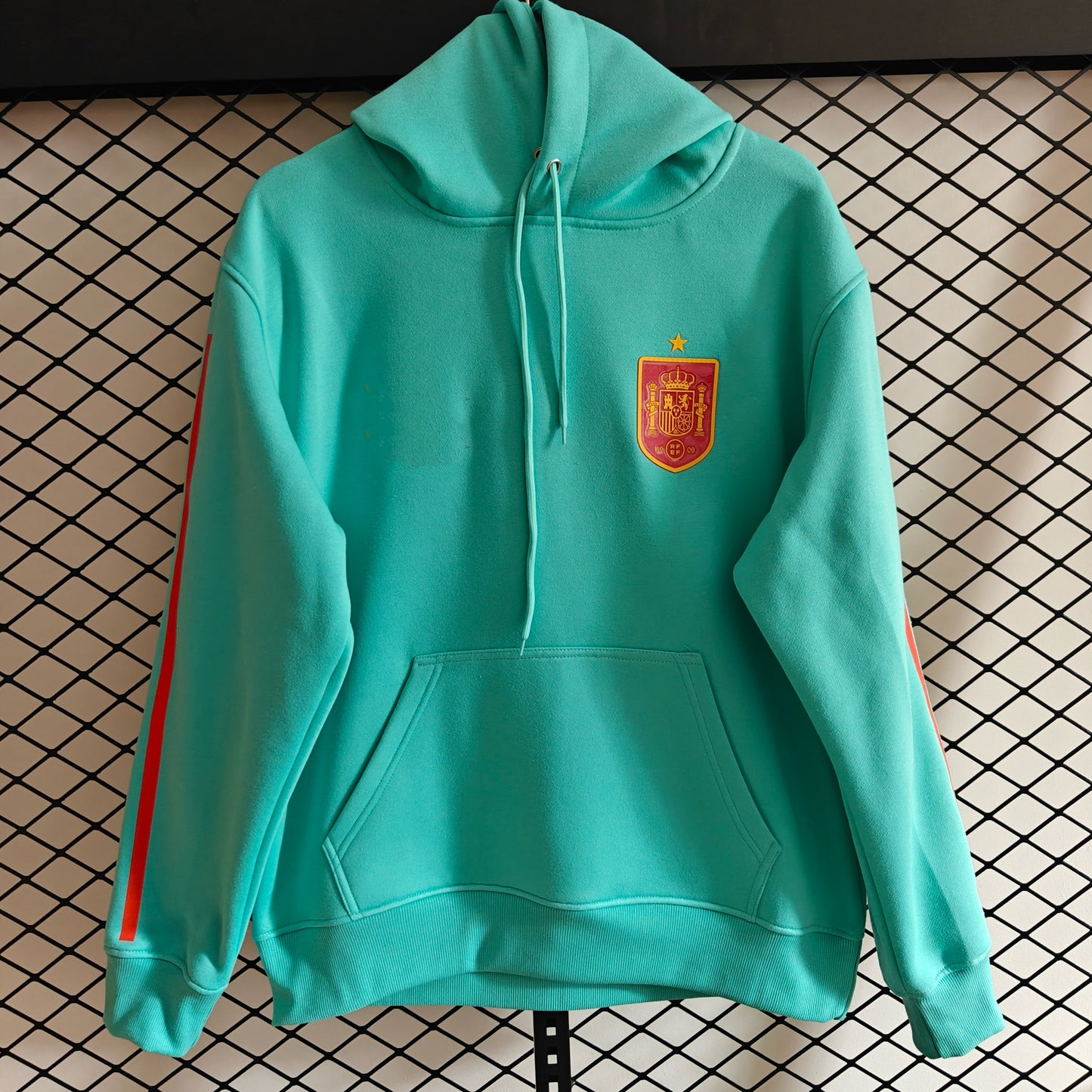 Spanien - Hoodie Winter Fleece- Fußball Kapuzenpullover