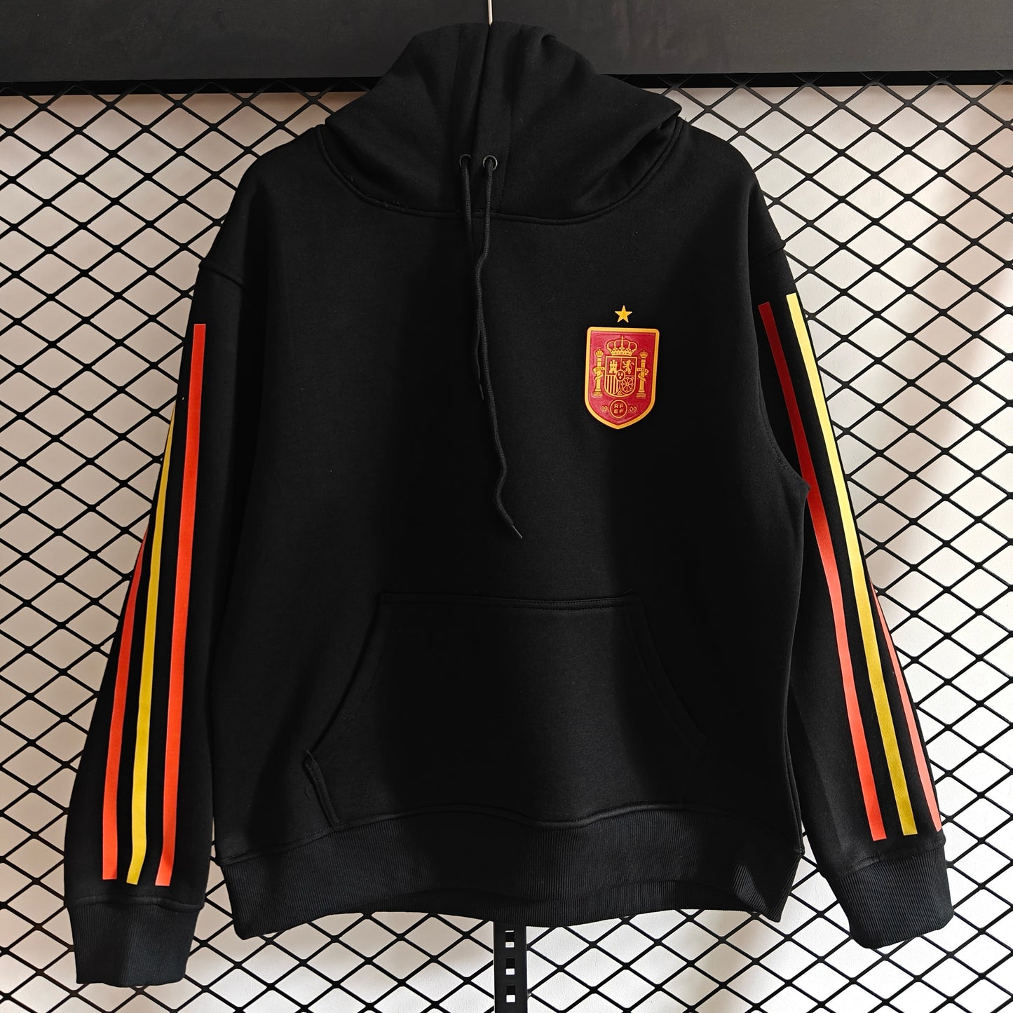 Spanien - Hoodie Winter Fleece- Fußball Kapuzenpullover