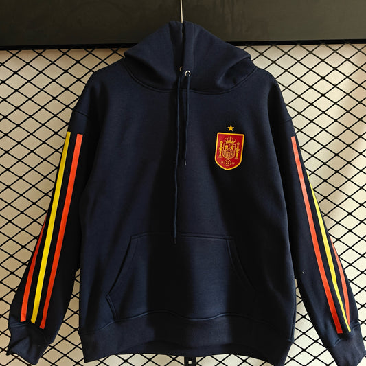 Spain- Hoodie Winter Fleece- Football Kapuzenpullover