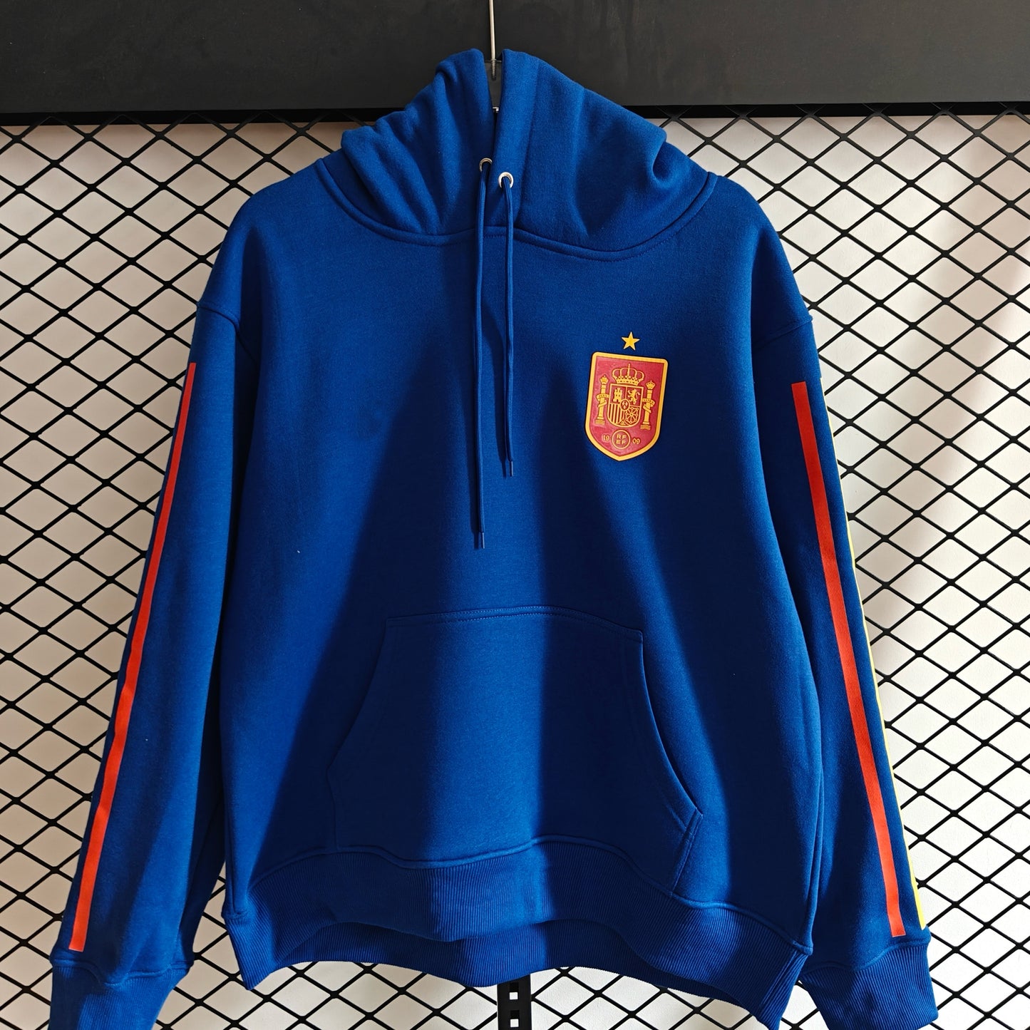 Spanien - Hoodie Winter Fleece- Fußball Kapuzenpullover
