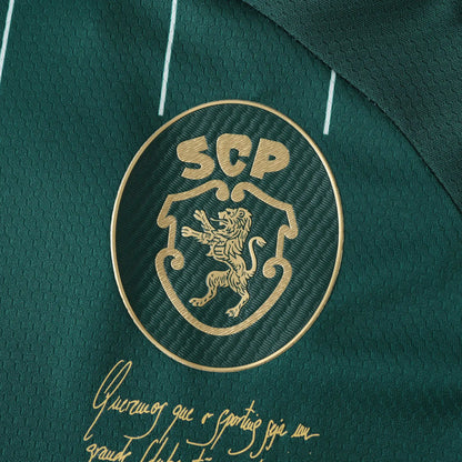 Viktor Gyökeres Sporting CP Lisbonne maillot de football vert Trikot Maglia maillot de football