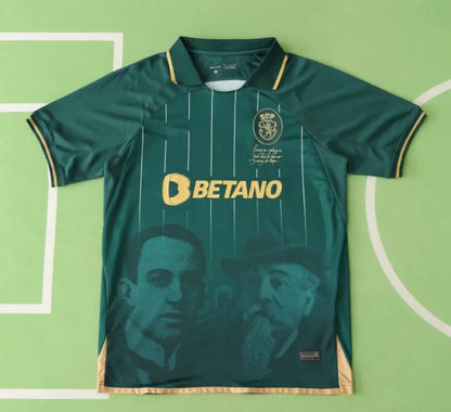 Viktor Gyökeres Sporting CP Lisbonne maillot de football vert Trikot Maglia maillot de football