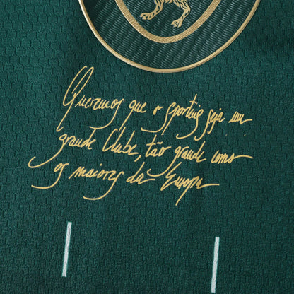 Viktor Gyökeres Sporting CP Lisbonne maillot de football vert Trikot Maglia maillot de football