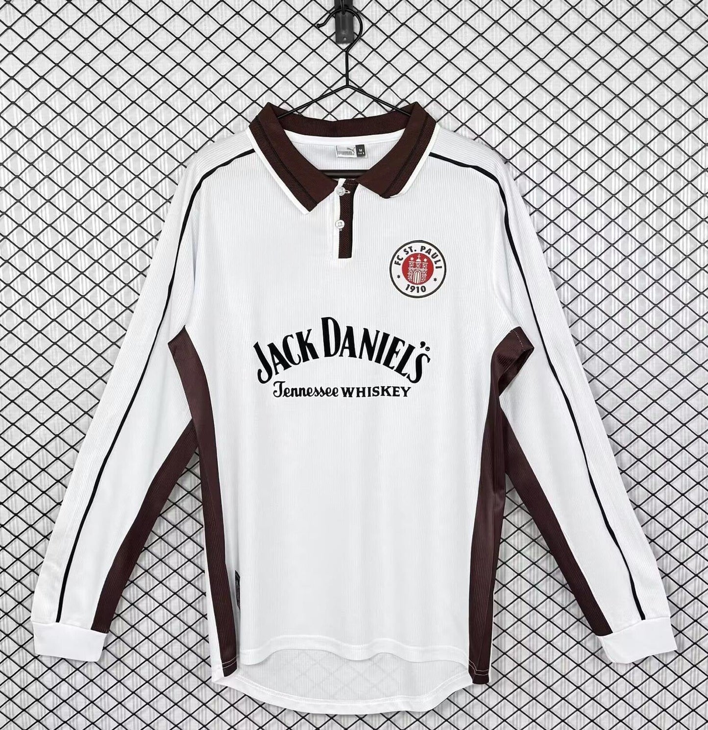 FC St. Pauli 1999/2000 Langarm Heim Retro Trikot